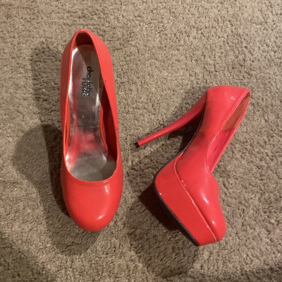 Woman’s Charlotte Russe  pink pumps size 8 - Picture 3 of 5